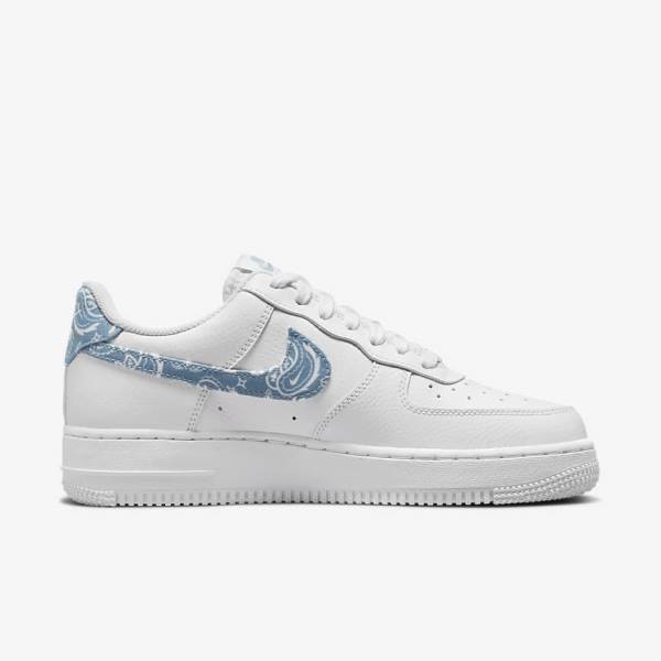 Nike Air Force 1 07 Essential Tenisky Damske Biele Modre | NK240QEF