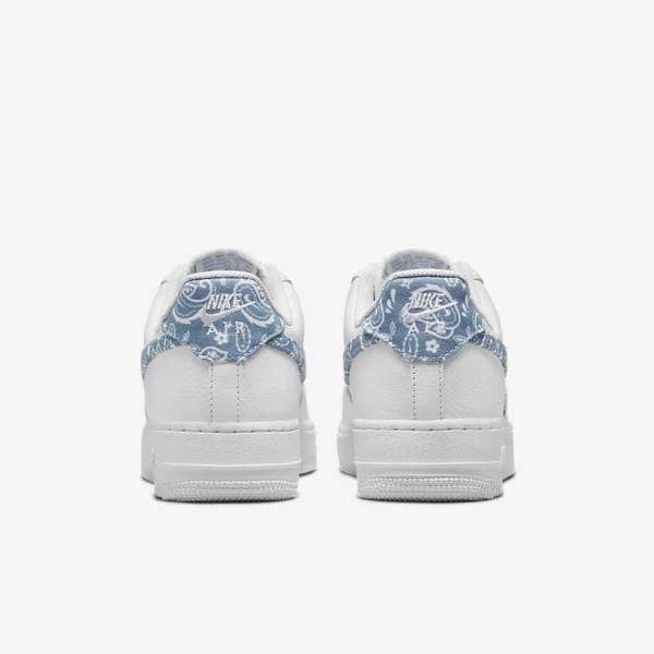 Nike Air Force 1 07 Essential Tenisky Damske Biele Modre | NK240QEF