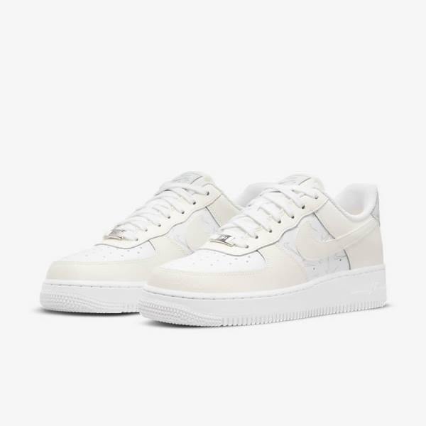 Nike Air Force 1 07 Tenisky Damske Biele Platina | NK634ANU