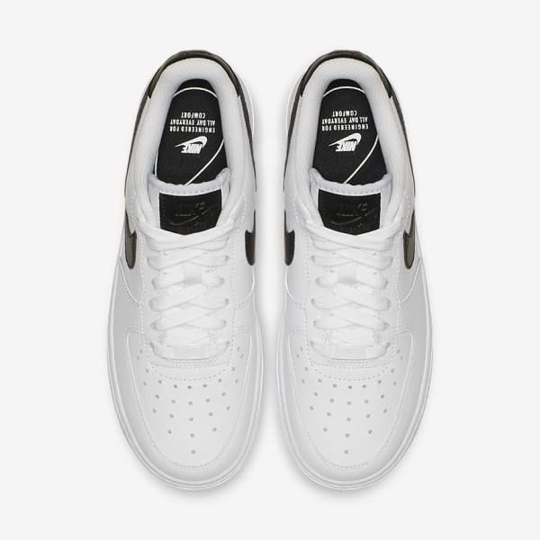 Nike Air Force 1 07 Tenisky Damske Biele Čierne Biele | NK659SPW