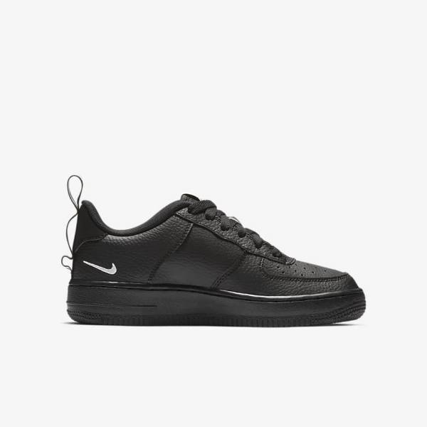 Nike Air Force 1 LV8 Utility Older Tenisky Detske Čierne Žlté Biele | NK526VCO