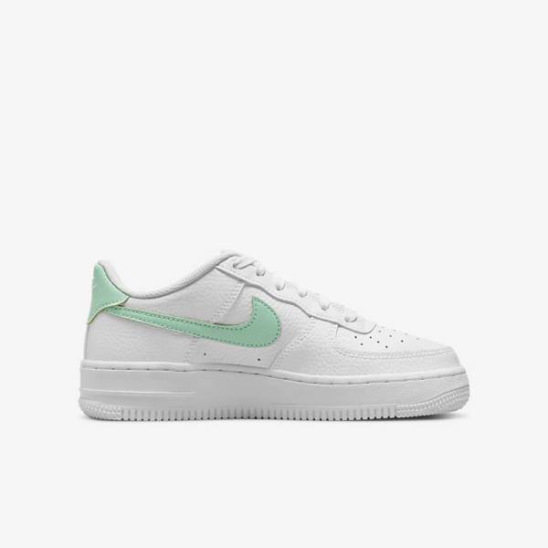 Nike Air Force 1 Older Tenisky Detske Biele Mätové | NK901XJF