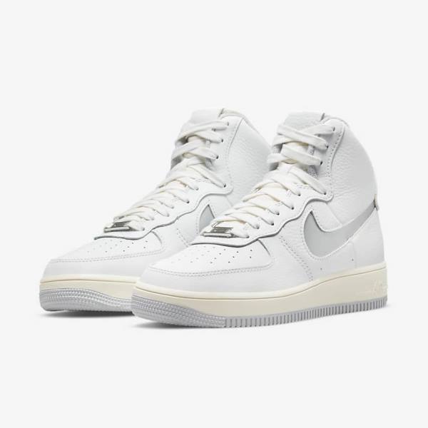 Nike Air Force 1 Sculpt Tenisky Damske Biele Strieborne | NK079LIZ