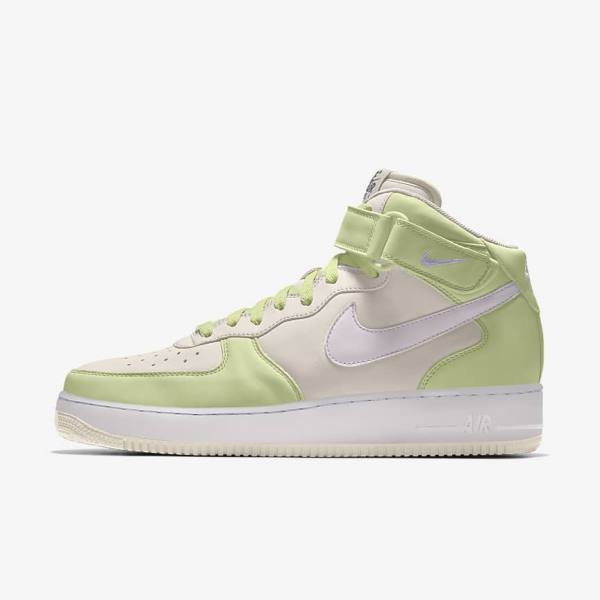 Nike Air Force 1 Stredne By You Custom Tenisky Panske Viacfarebný | NK645RTE