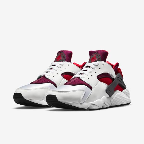 Nike Air Huarache Tenisky Panske Biele Červené Čierne Červené | NK831STR