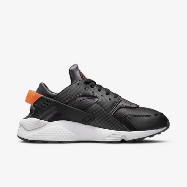 Nike Air Huarache Tenisky Panske Čierne Oranžové Siva Biele | NK027VJI