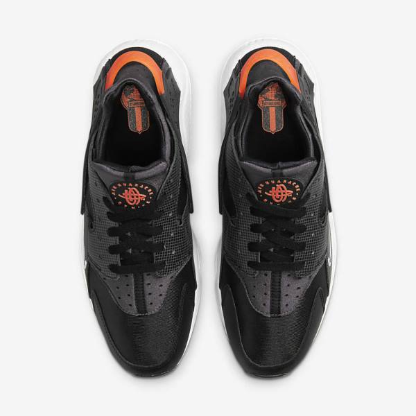 Nike Air Huarache Tenisky Panske Čierne Oranžové Siva Biele | NK027VJI