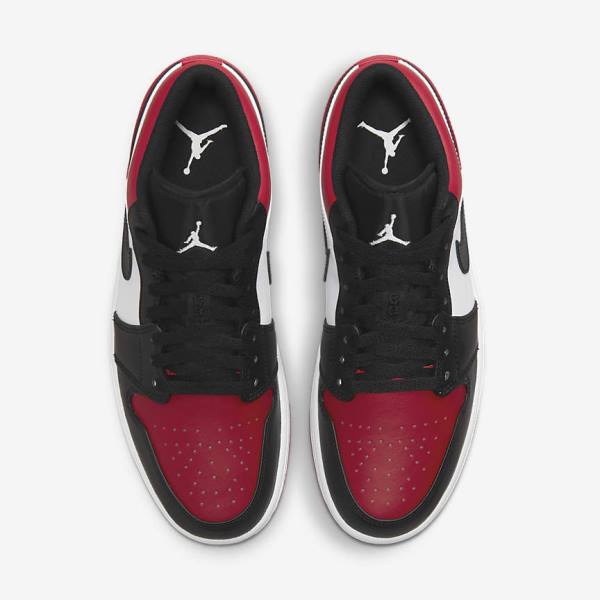 Nike Air Jordan 1 Low Tenisky Panske Červené Čierne Biele | NK567DSK