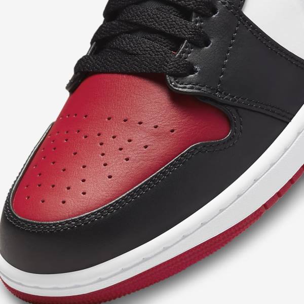 Nike Air Jordan 1 Low Tenisky Panske Červené Čierne Biele | NK567DSK