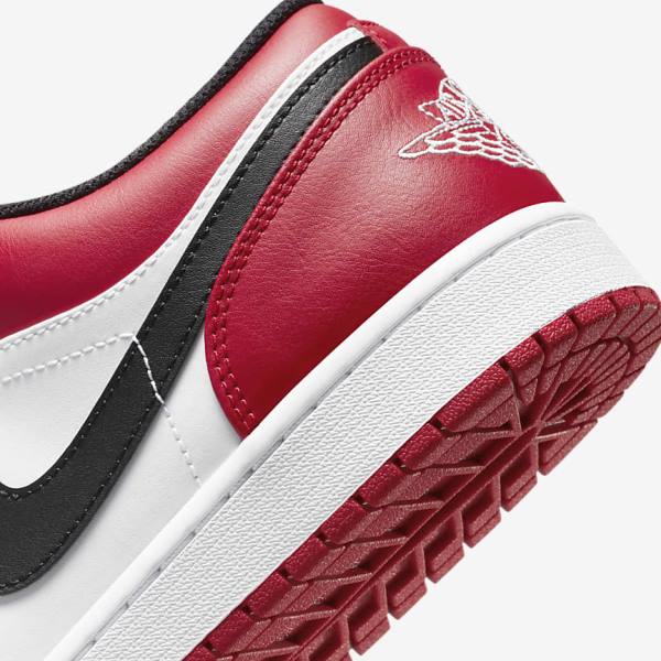 Nike Air Jordan 1 Low Tenisky Panske Červené Čierne Biele | NK567DSK