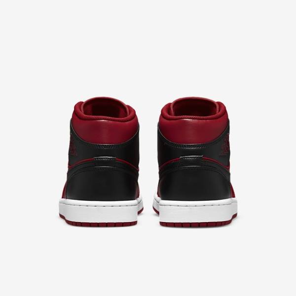 Nike Air Jordan 1 Stredne Jordan Tenisky Panske Červené Biele Čierne | NK475UZD