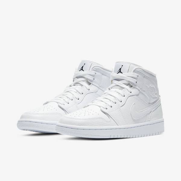 Nike Air Jordan 1 Stredne Jordan Tenisky Damske Biele | NK824PLR