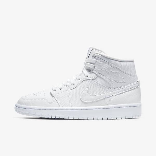 Nike Air Jordan 1 Stredne Jordan Tenisky Damske Biele | NK824PLR