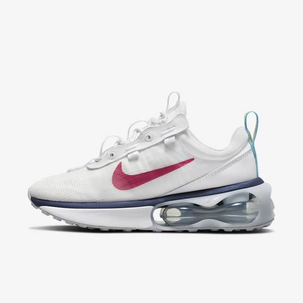 Nike Air Max 2021 Tenisky Damske Biele Modre Platina Ruzove | NK571NFC