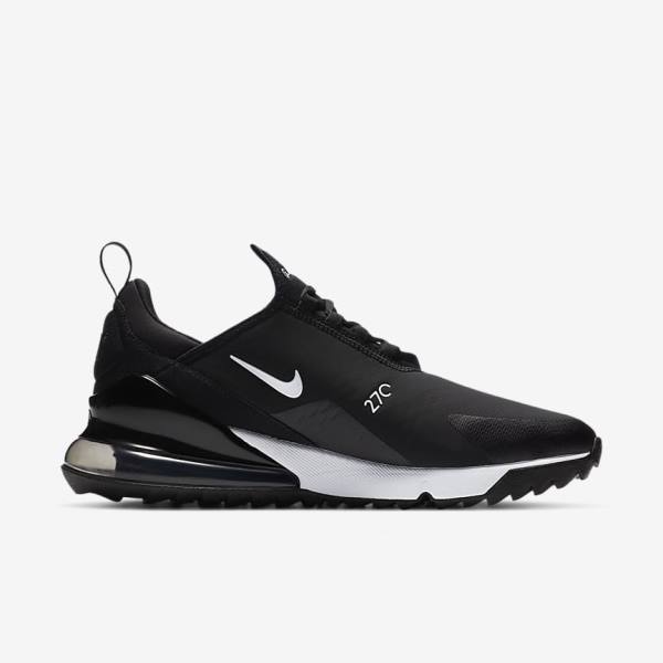 Nike Air Max 270 G Golfove Topanky Damske Čierne Biele | NK684ZLM