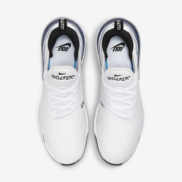 Nike Air Max 270 G Golfove Topanky Panske Biele Platina Čierne | NK586BVT