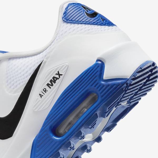 Nike Air Max 90 G Golfove Topanky Damske Biele Modre Platina Čierne | NK241RGF