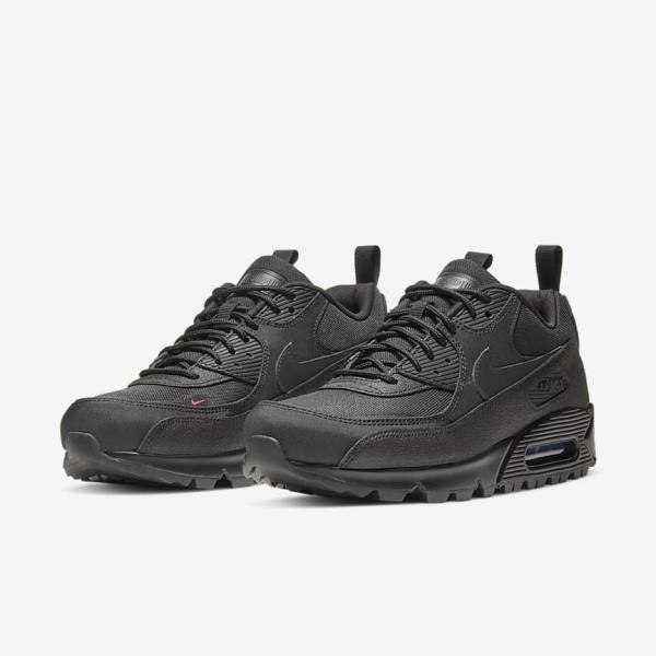 Nike Air Max 90 Surplus Tenisky Panske Čierne | NK219PZO