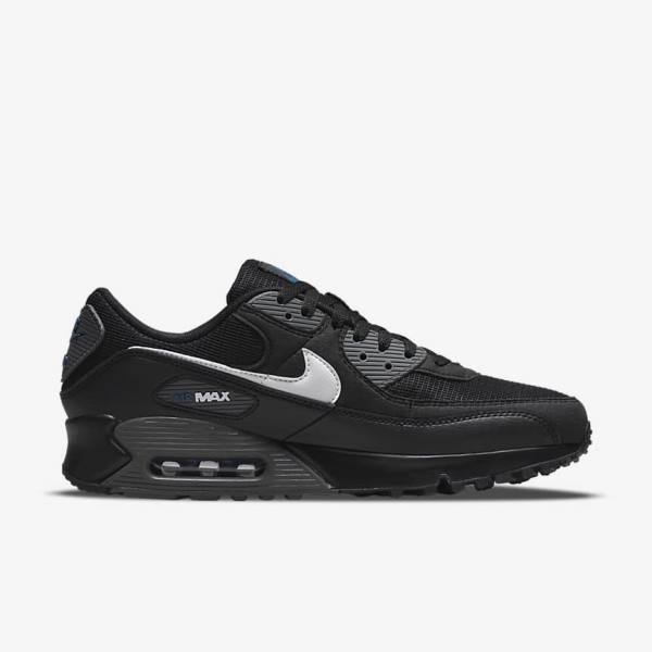 Nike Air Max 90 Tenisky Panske Čierne Siva Biele | NK295AOL