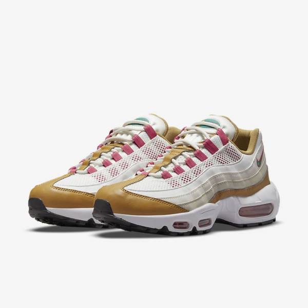 Nike Air Max 95 Tenisky Damske Biele Hnede Zelene | NK493VDR