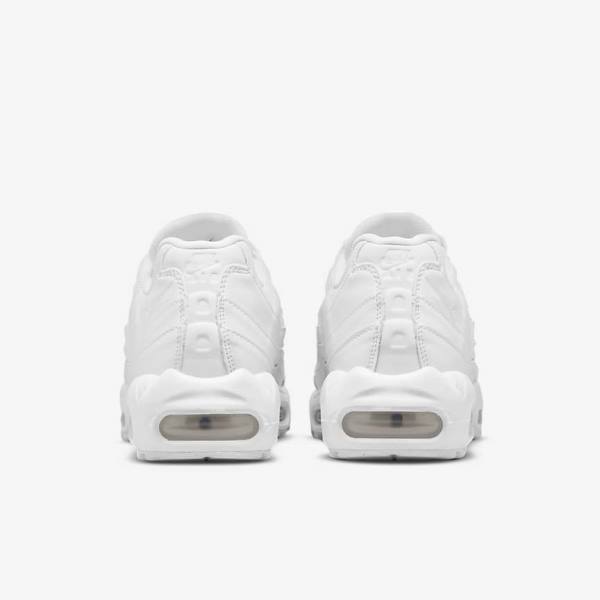 Nike Air Max 95 Tenisky Damske Biele Metal Strieborne Biele | NK370ZKW