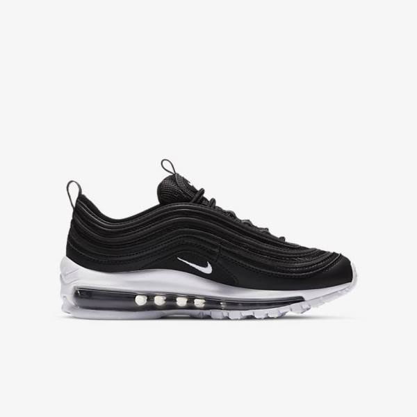 Nike Air Max 97 Older Tenisky Detske Čierne Biele | NK561MCP