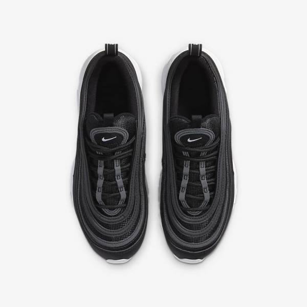 Nike Air Max 97 Older Tenisky Detske Čierne Biele | NK561MCP