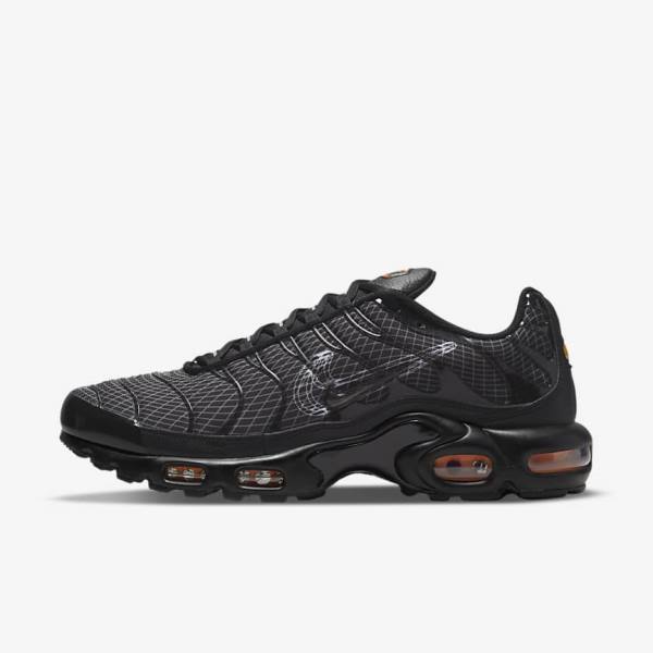 Nike Air Max Plus Tenisky Panske Čierne Oranžové Siva Biele | NK627WSY