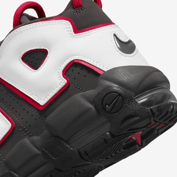 Nike Air More Uptempo Older Tenisky Detske Siva Čierne Červené Biele | NK914NGD