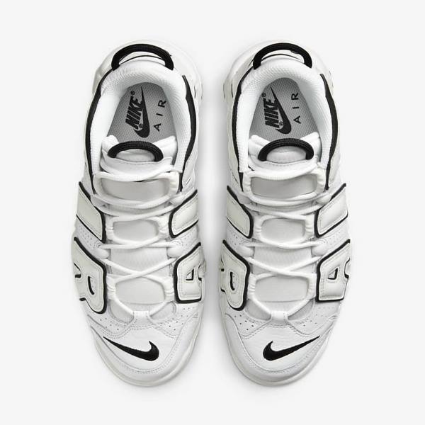 Nike Air More Uptempo Tenisky Damske Biele Čierne | NK726XYF