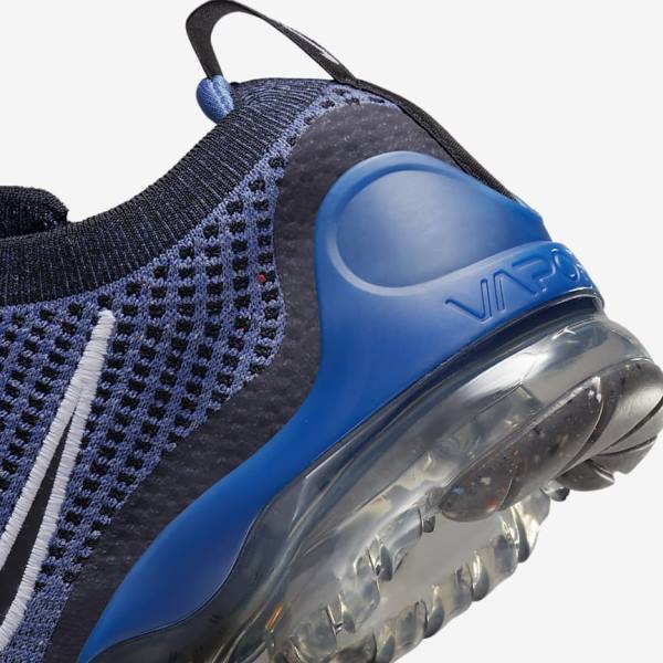 Nike Air VaporMax 2021 FK Older Tenisky Detske Kráľovská Modrá Biele Tmavo Siva Čierne | NK735RHG