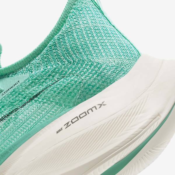 Nike Air Zoom Alphafly NEXT% Flyknit Cestne Zavodne Bežecké Tenisky Damske Tyrkysové Čierne Svetlo Tyrkysové Biele | NK683MDE