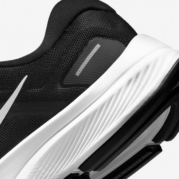 Nike Air Zoom Structure 24 Cestne Bežecké Tenisky Damske Čierne Biele | NK293XGQ