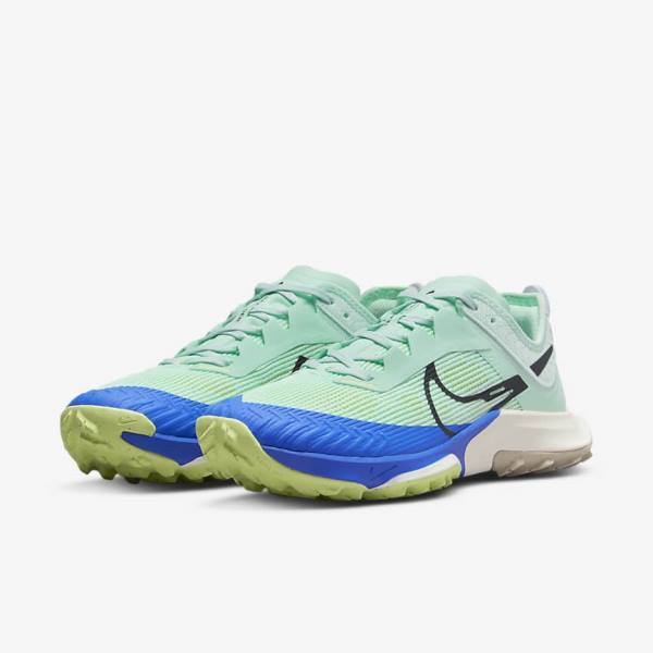 Nike Air Zoom Terra Kiger 8 Trailove Bežecké Tenisky Damske Mätové Siva Modre | NK097KGM