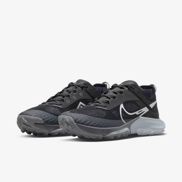 Nike Air Zoom Terra Kiger 8 Trailove Bežecké Tenisky Damske Čierne Tmavo Siva Platina | NK590ZBI