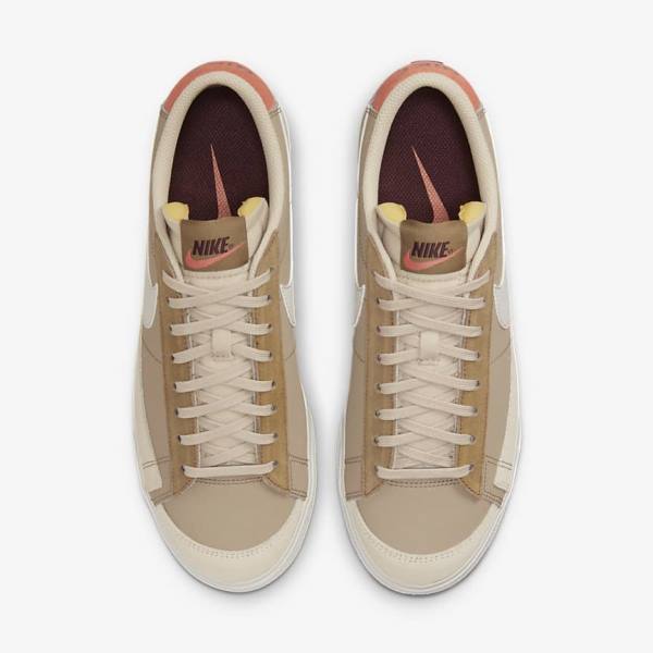 Nike Blazer Low Platforme SP Tenisky Damske Hnedožltý Svetlo Béžové | NK968HZC