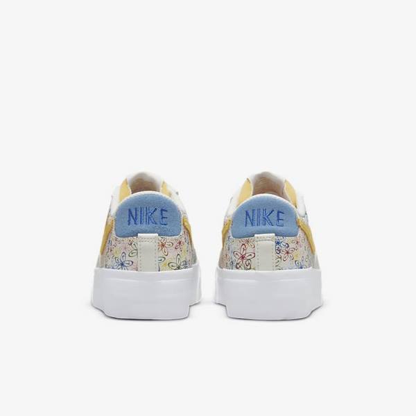 Nike Blazer Low Platforme Tenisky Damske Kráľovská Modrá Modre | NK346XTE