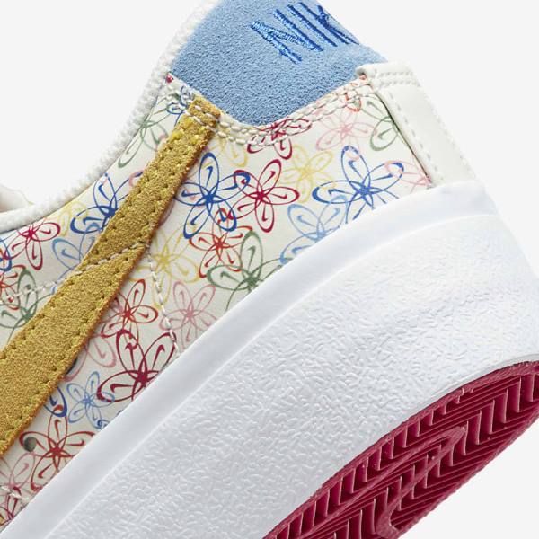 Nike Blazer Low Platforme Tenisky Damske Kráľovská Modrá Modre | NK346XTE