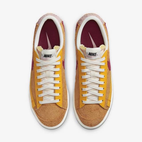 Nike Blazer Low Platforme Tenisky Damske Zlate Ruzove Bordove | NK348RDV