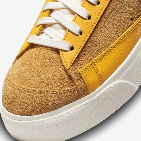 Nike Blazer Low Platforme Tenisky Damske Zlate Ruzove Bordove | NK348RDV