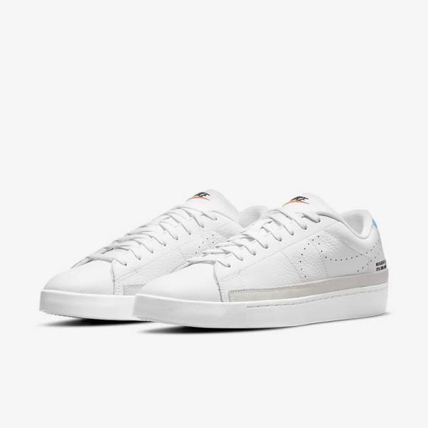 Nike Blazer Low X Tenisky Panske Biele Svetlo Modre Biele | NK687MDK