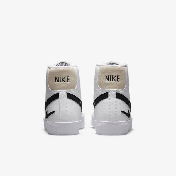 Nike Blazer Older Tenisky Detske Biele Čierne | NK857OAZ