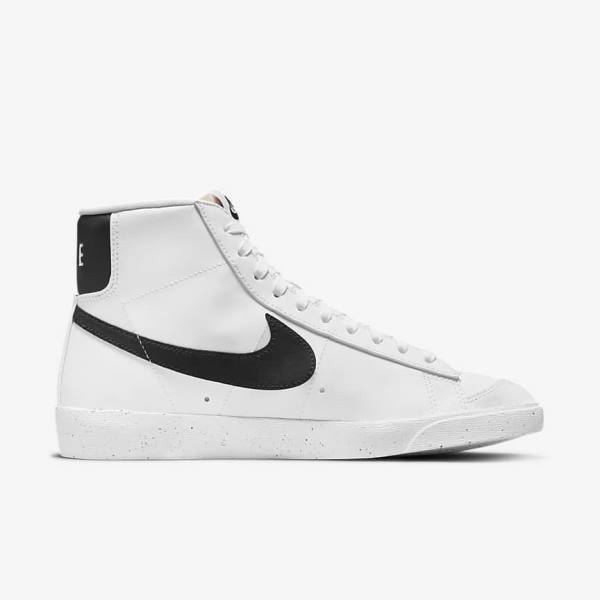 Nike Blazer Stredne 77 Next Nature Tenisky Damske Biele Čierne | NK768DSF