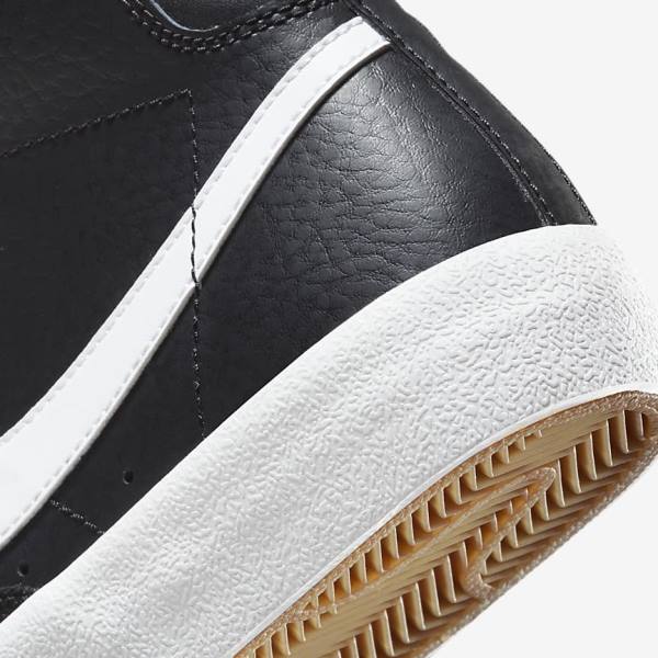 Nike Blazer Stredne 77 Older Tenisky Detske Čierne Biele Oranžové | NK769HUL