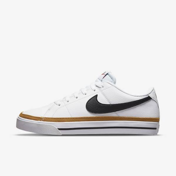 Nike Court Legacy Next Nature Tenisky Damske Biele Oranžové Čierne | NK851FRE