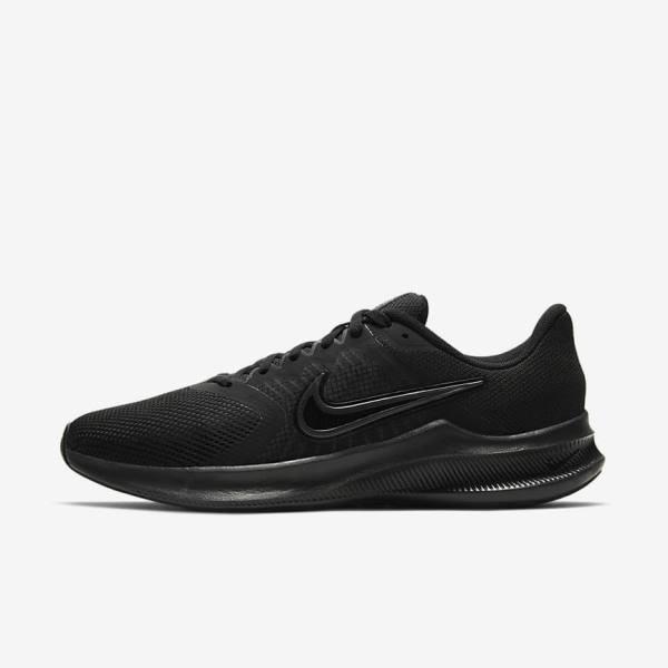 Nike Downshifter 11 Cestne Bežecké Tenisky Panske Čierne Svetlo Siva Tmavo Siva | NK697XLO