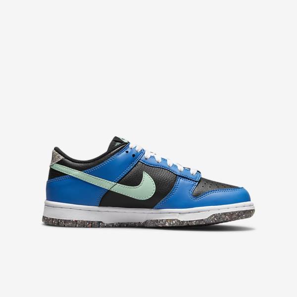 Nike Dunk Low SE Older Tenisky Detske Čierne Svetlo Modre Ruzove Mätové | NK731EIR