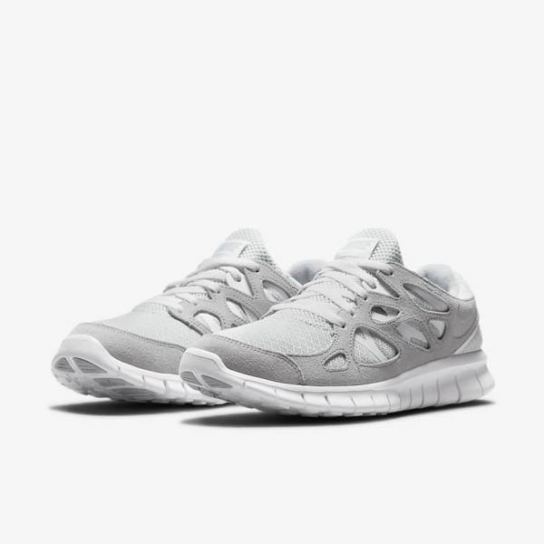 Nike Free Run 2 Tenisky Panske Siva Biele Platina | NK317BXM