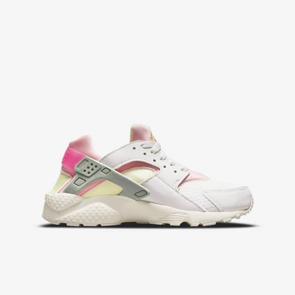 Nike Huarache Run Older Tenisky Detske Biele | NK182LUT