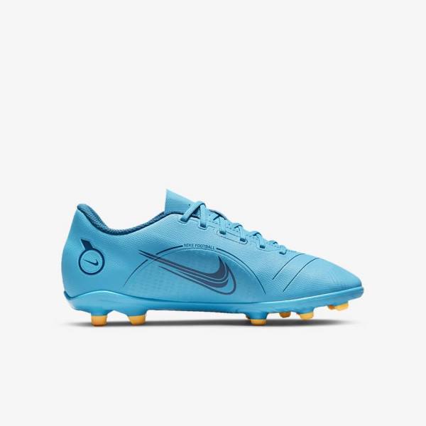 Nike Jr. Mercurial Vapor 14 Club MG Older Multi-Ground Kopačky Detske Modre Oranžové | NK431AMT